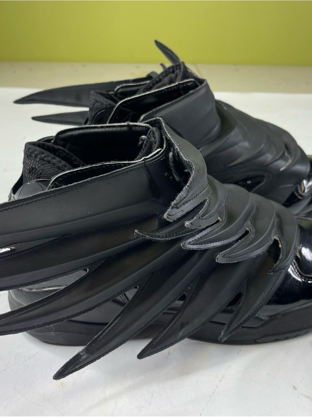 adidas Jeremy Scott Wings 3.0 Batman Black High Top Sneakers 2014